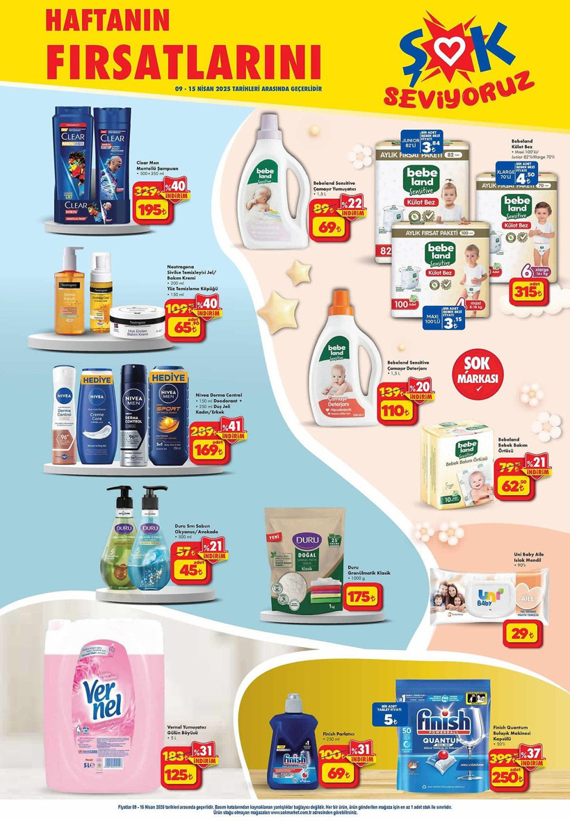 ŞOK 9-15 NİSAN 2025 AKTÜEL KATALOĞU: ŞOK'a bebek ürünleri geliyor! - Resim: 3