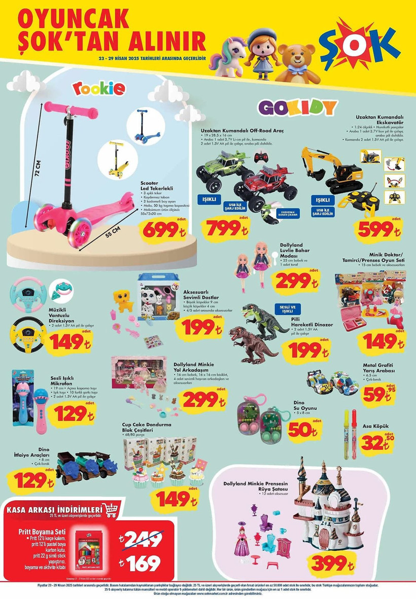 ŞOK 23-29 NİSAN 2025 AKTÜEL ÜRÜNLER KATALOĞU: ŞOK'a Crocs Terlik Çeşitleri Geliyor! - Resim: 3