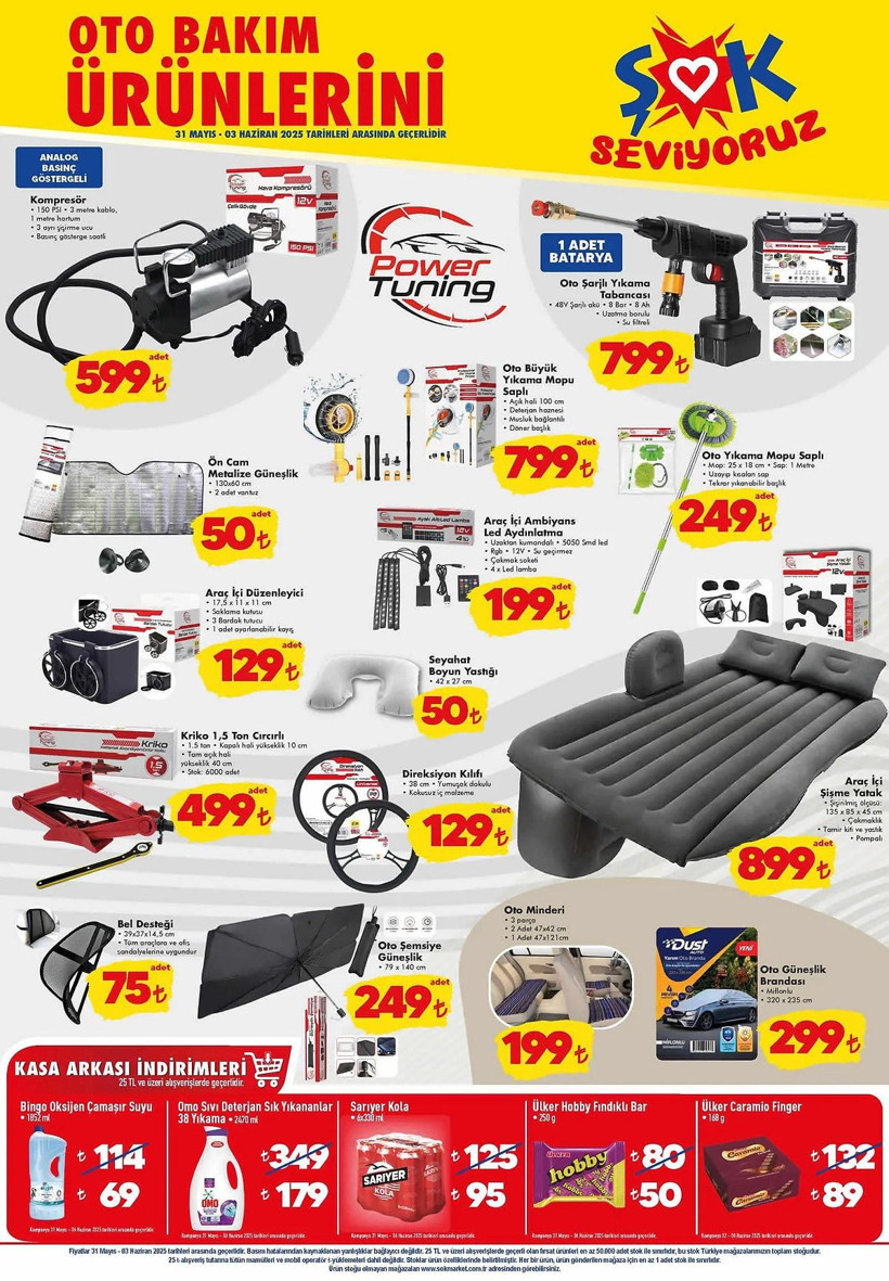 ŞOK 31 MAYIS-3 HAZİRAN 2025 AKTÜEL KATALOĞU: ŞOK'a oto bakım ürünleri geliyor! - Resim: 3