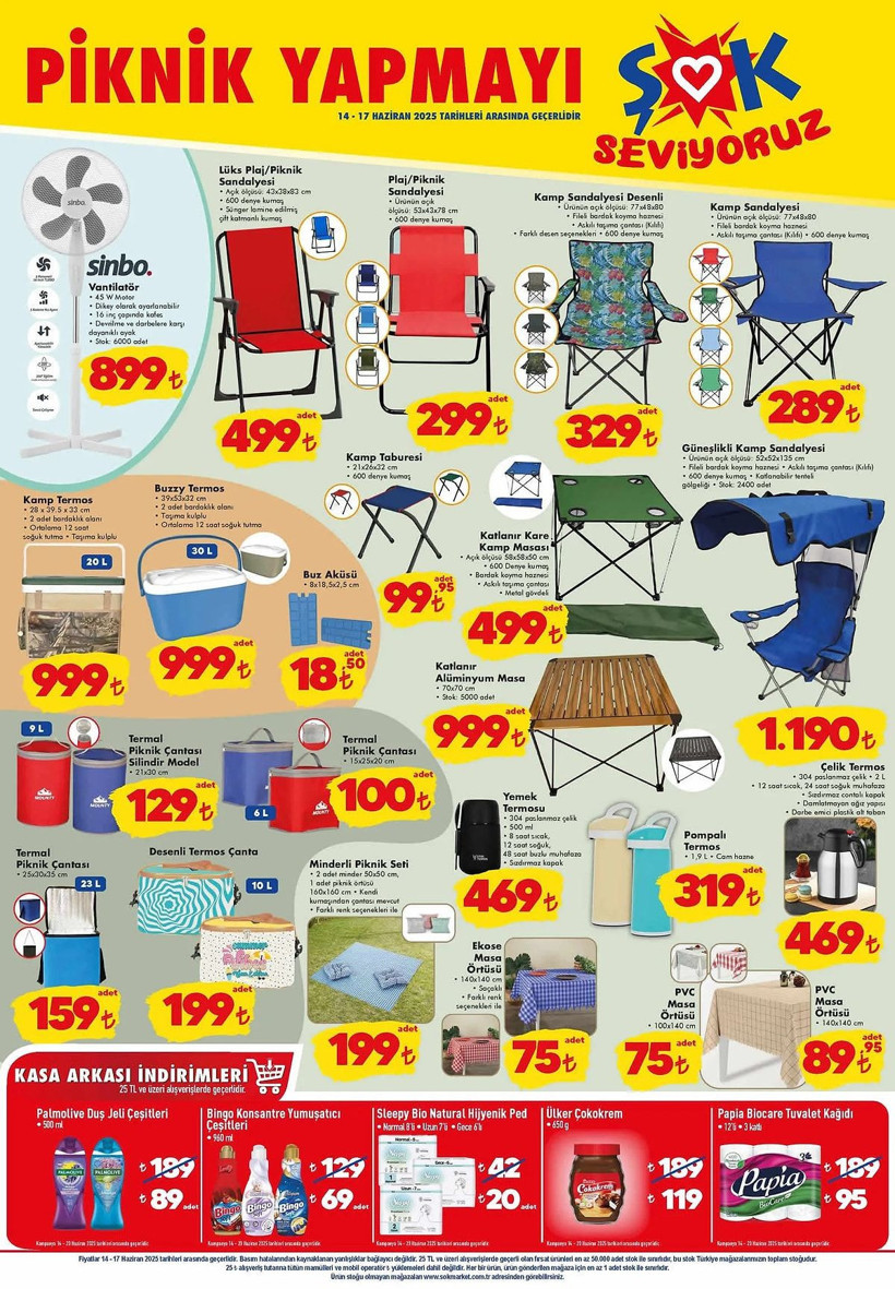 ŞOK 14-17 HAZİRAN 2025 AKTÜEL KATALOĞU: ŞOK'a vantilatör geliyor! - Resim: 3