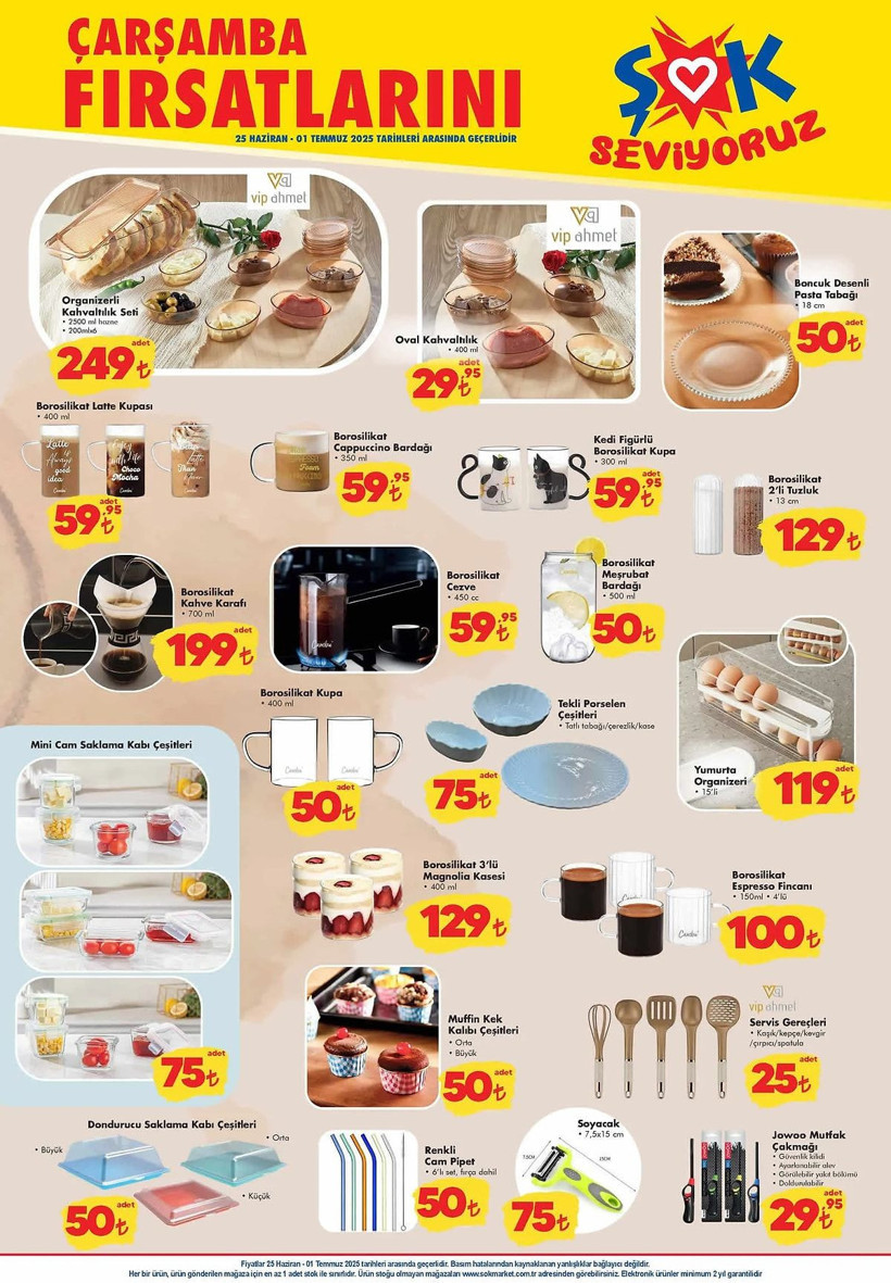 ŞOK 25 HAZİRAN - 1 TEMMUZ AKTÜEL KATALOĞU: ŞOK'a beyaz ankastre set geliyor! - Resim: 3