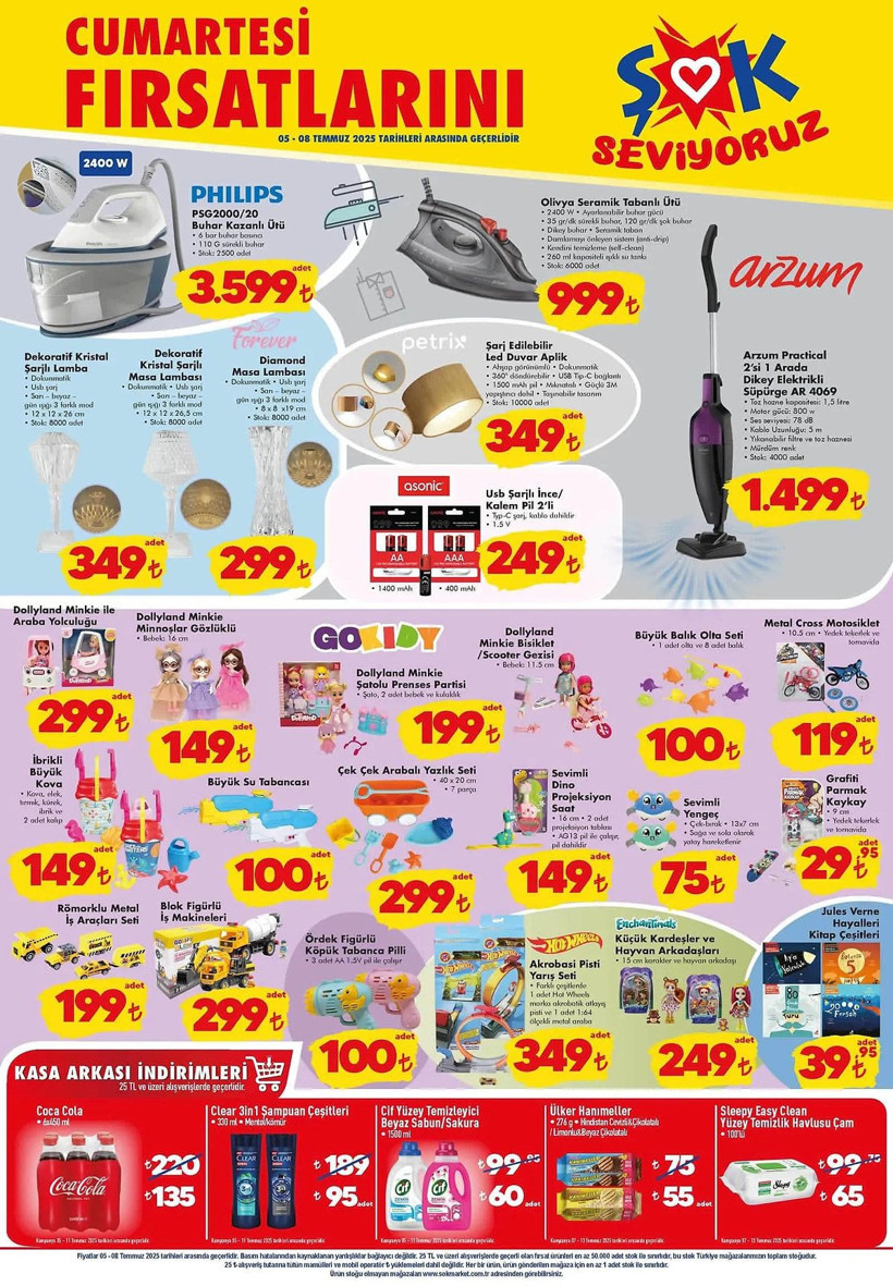 ŞOK 5-8 TEMMUZ 2025 AKTÜEL KATALOĞU: ŞOK'a buhar kazanlı ütü geliyor! - Resim: 7