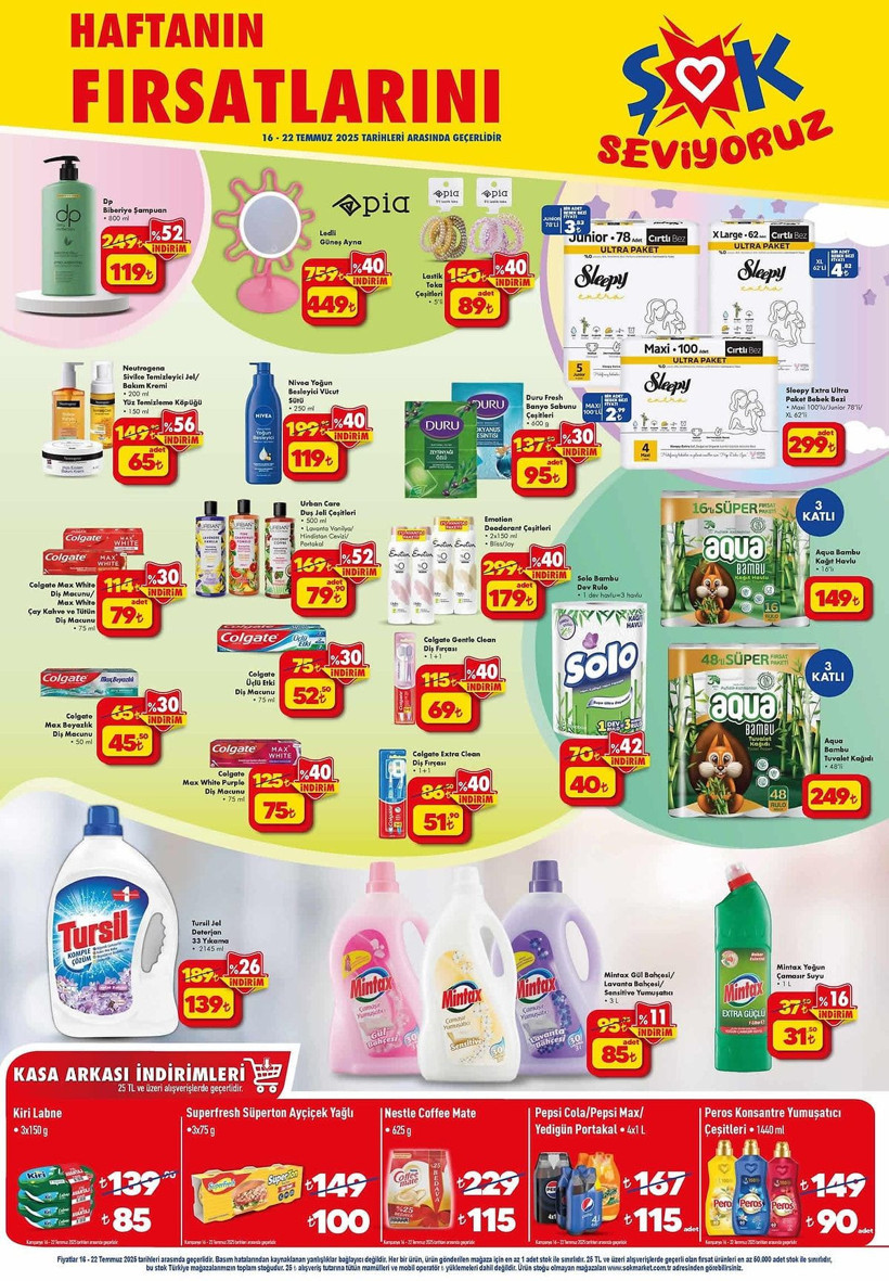 ŞOK 16-22 TEMMUZ 2025 AKTÜEL KATALOĞU: ŞOK'a oturma takımı geliyor! - Resim: 3