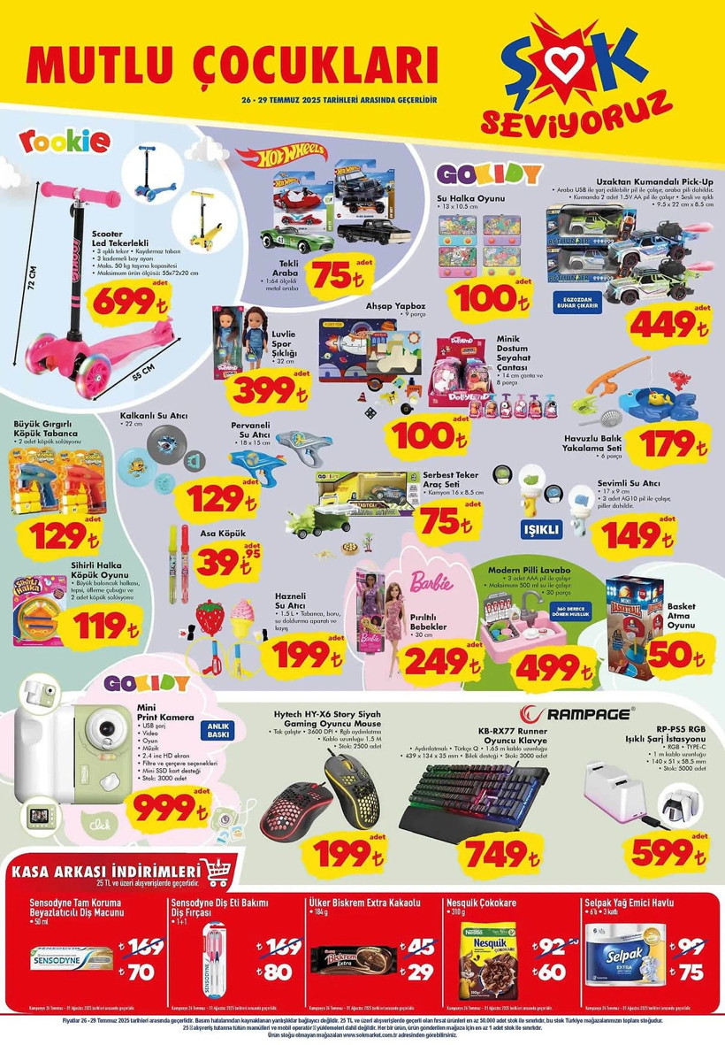 ŞOK 26-29 TEMMUZ 2025 AKTÜEL KATALOĞU: ŞOK'a mini print kamera geliyor! - Resim: 3