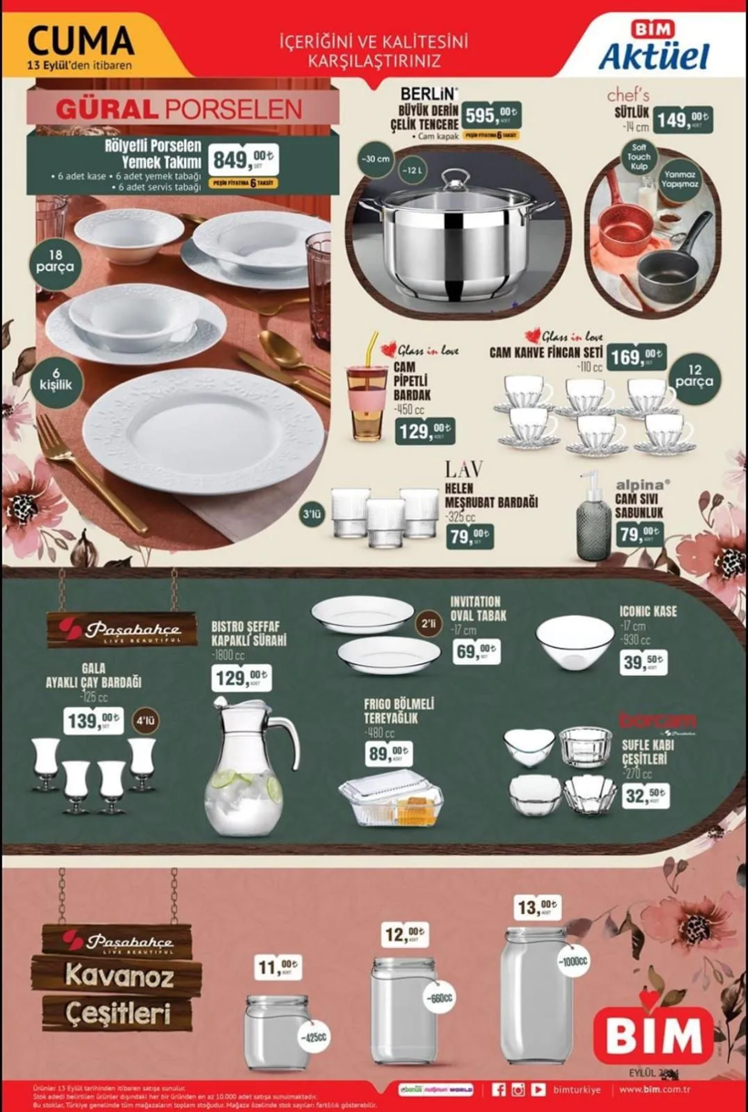 BİM 13 Eylül 2024 CUMA AKTÜEL: Bu cuma BİM'e hangi ürünler geliyor, indirimler neler? - Resim: 4