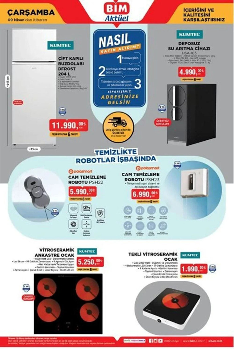 BİM 8-11 NİSAN 2025 AKTÜEL KATALOĞU: BİM'e katlanabilir bisiklet geliyor! - Resim: 3