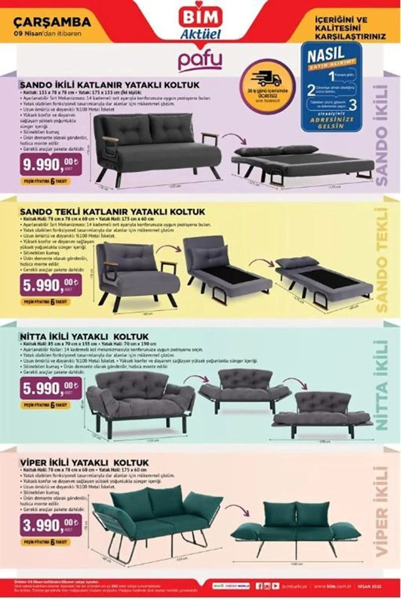 BİM 8-11 NİSAN 2025 AKTÜEL KATALOĞU: BİM'e katlanabilir bisiklet geliyor! - Resim: 4