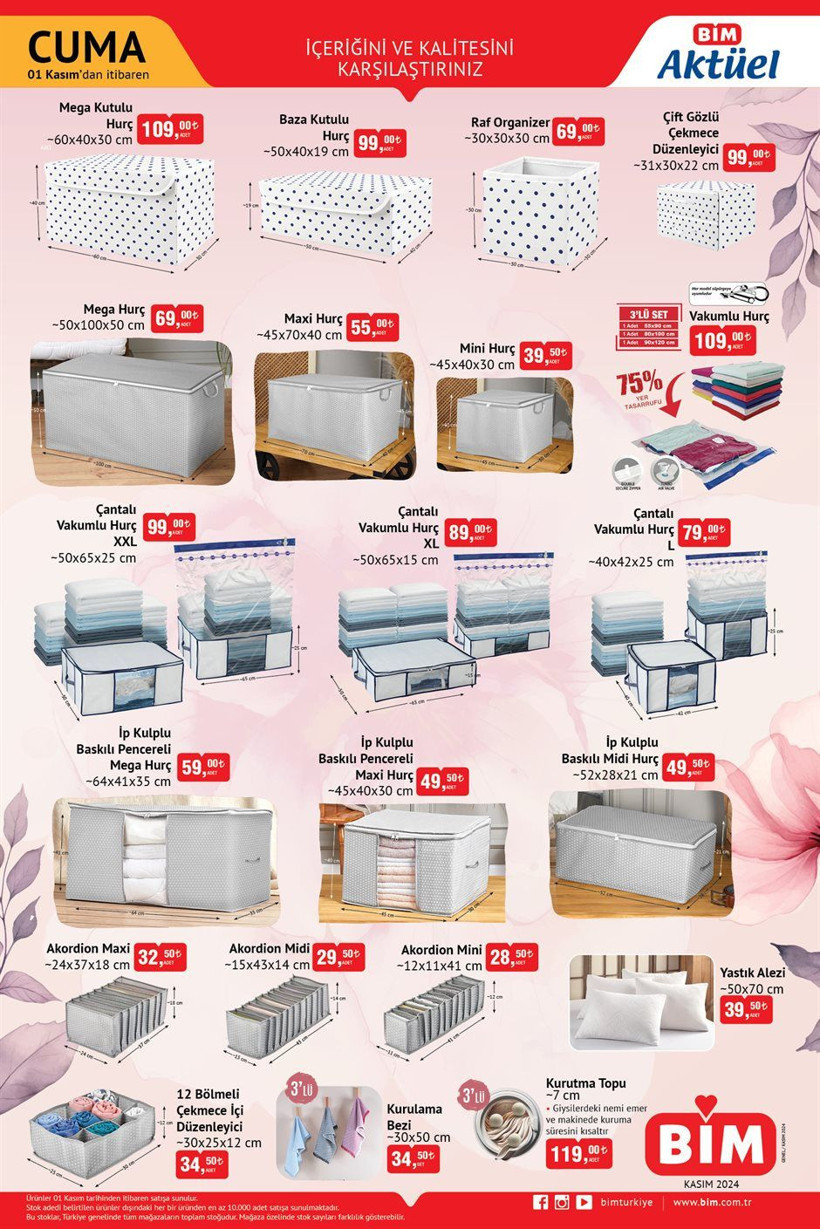 BİM 1 KASIM AKTÜEL KATALOĞU: Bim markette bu hafta neler var? İşte indirimli ürünler... - Resim: 4