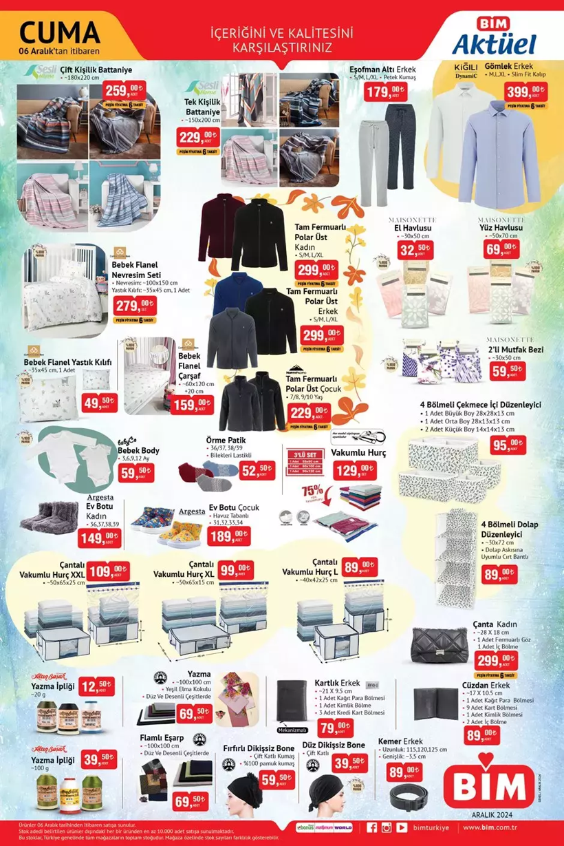 BİM 6 Aralık aktüel kataloğu: Hangi ürünler indirime giriyor? (BİM’de bu hafta neler var?) - Resim: 6