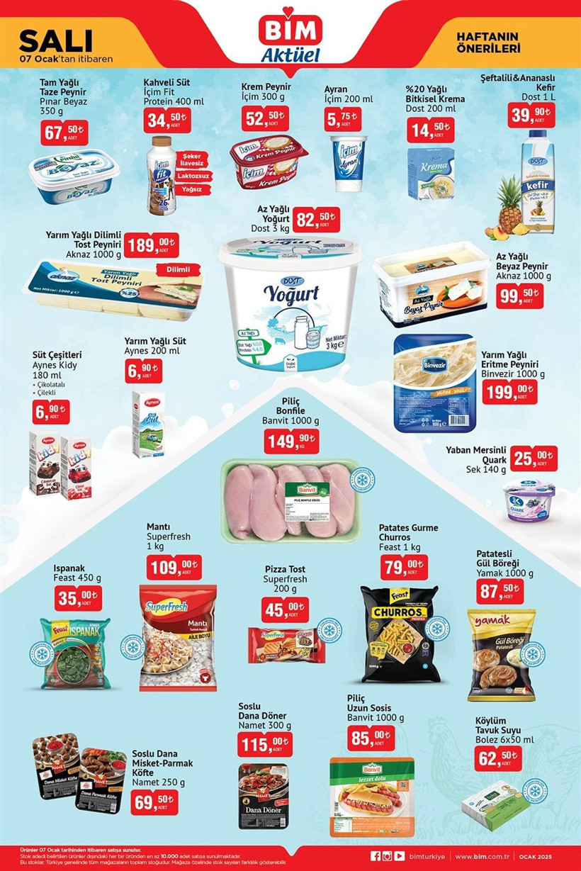 BİM AKTÜEL KATALOĞU! 07-10 Ocak tarihlerinde hangi ürünler indirimli? Hangi yeni ürünler raflarda? - Resim: 3