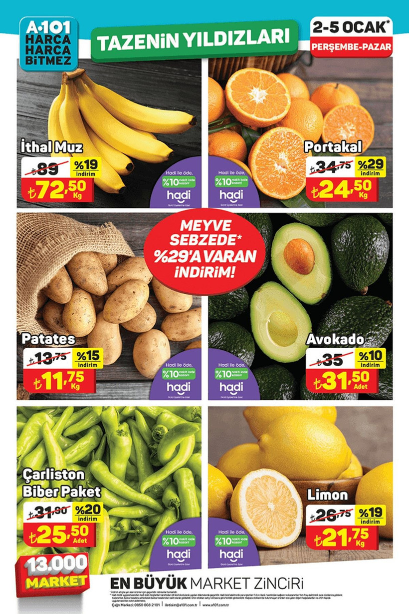 A101 HAFTANIN YILDIZLARI KATALOĞU: 04-10 Ocak tarihlerinde hangi ürünler indirimli? - Resim: 3
