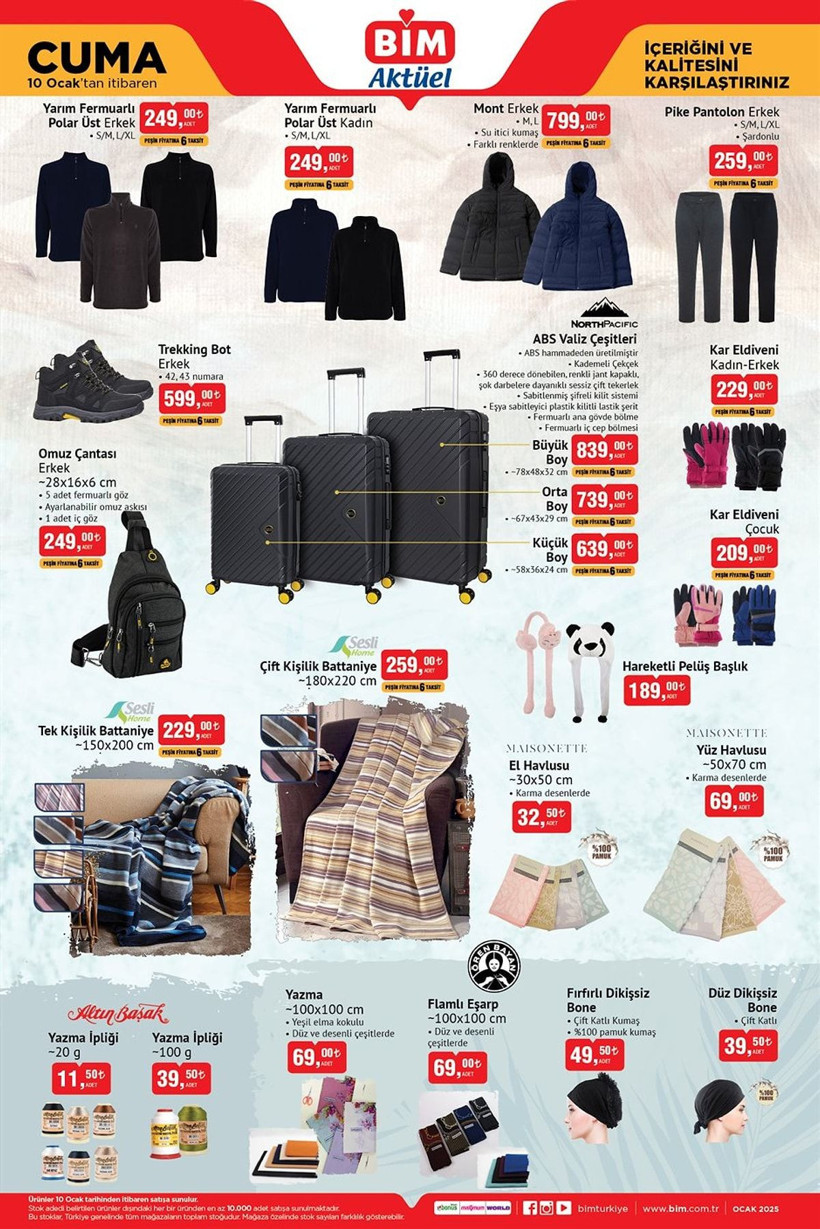 BİM AKTÜEL KATALOĞU! 07-10 Ocak tarihlerinde hangi ürünler indirimli? Hangi yeni ürünler raflarda? - Resim: 9