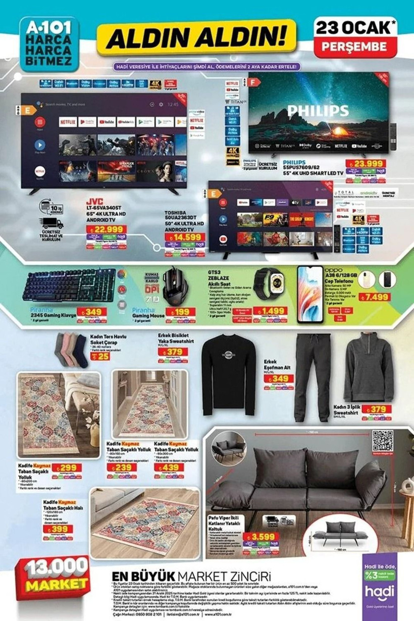 A101 ALDIN ALDIN 23 OCAK 2025 KATALOĞU: A101'e Karavan Geliyor! - Resim: 4