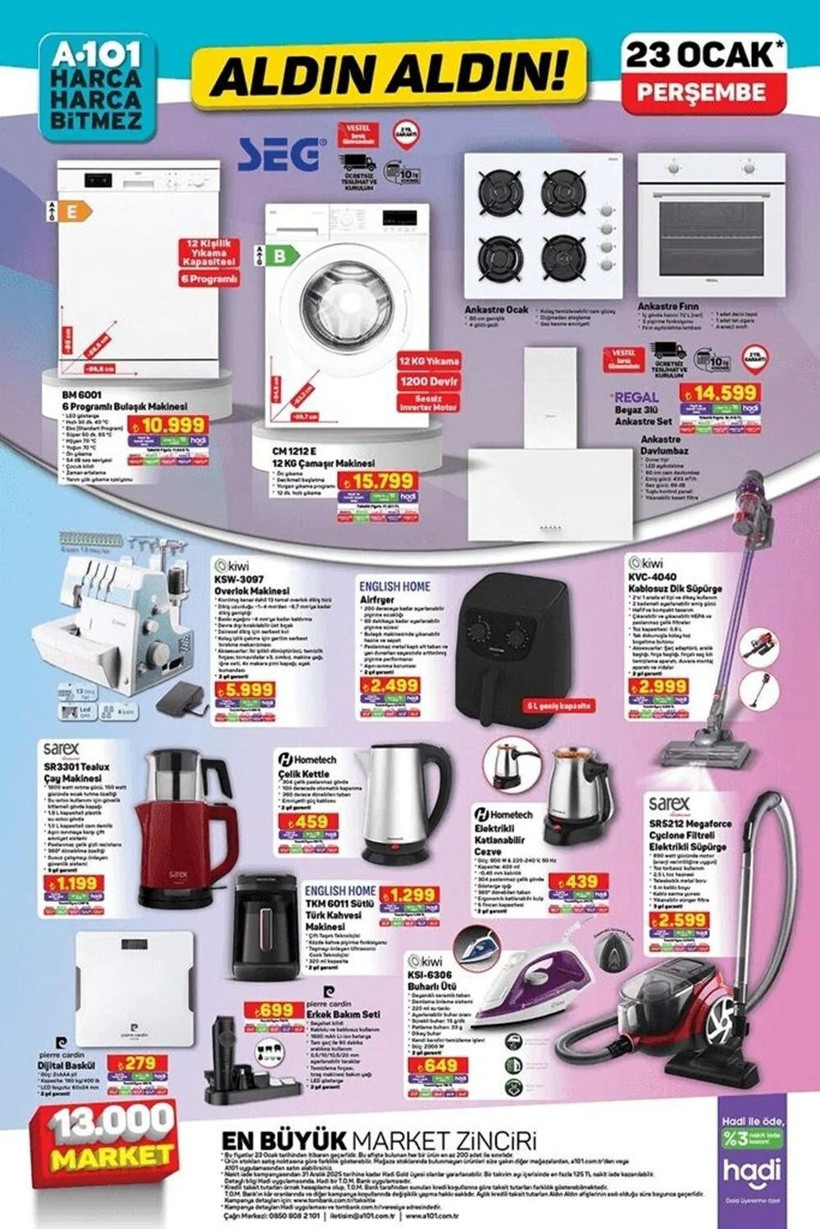 A101 ALDIN ALDIN 23 OCAK 2025 KATALOĞU: A101'e Karavan Geliyor! - Resim: 5
