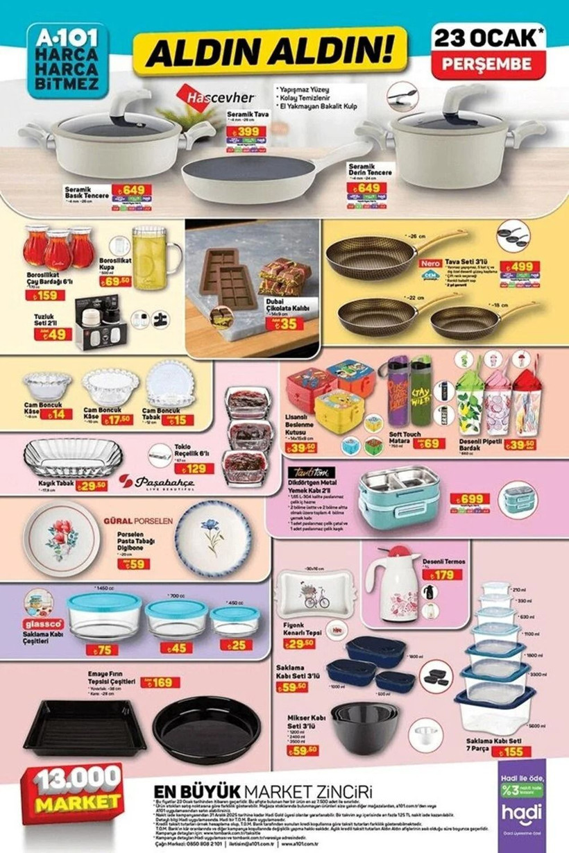 A101 ALDIN ALDIN 23 OCAK 2025 KATALOĞU: A101'e Karavan Geliyor! - Resim: 6