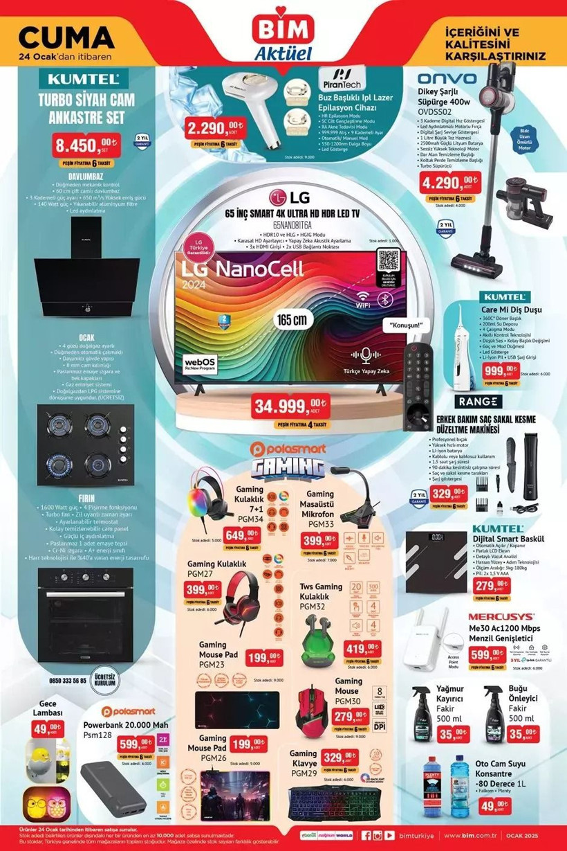 BİM AKTÜEL KATALOĞU YAYIMDA! 24 Ocak 2025 tarihinde BİM'e hangi ürünler geliyor? - Resim: 1