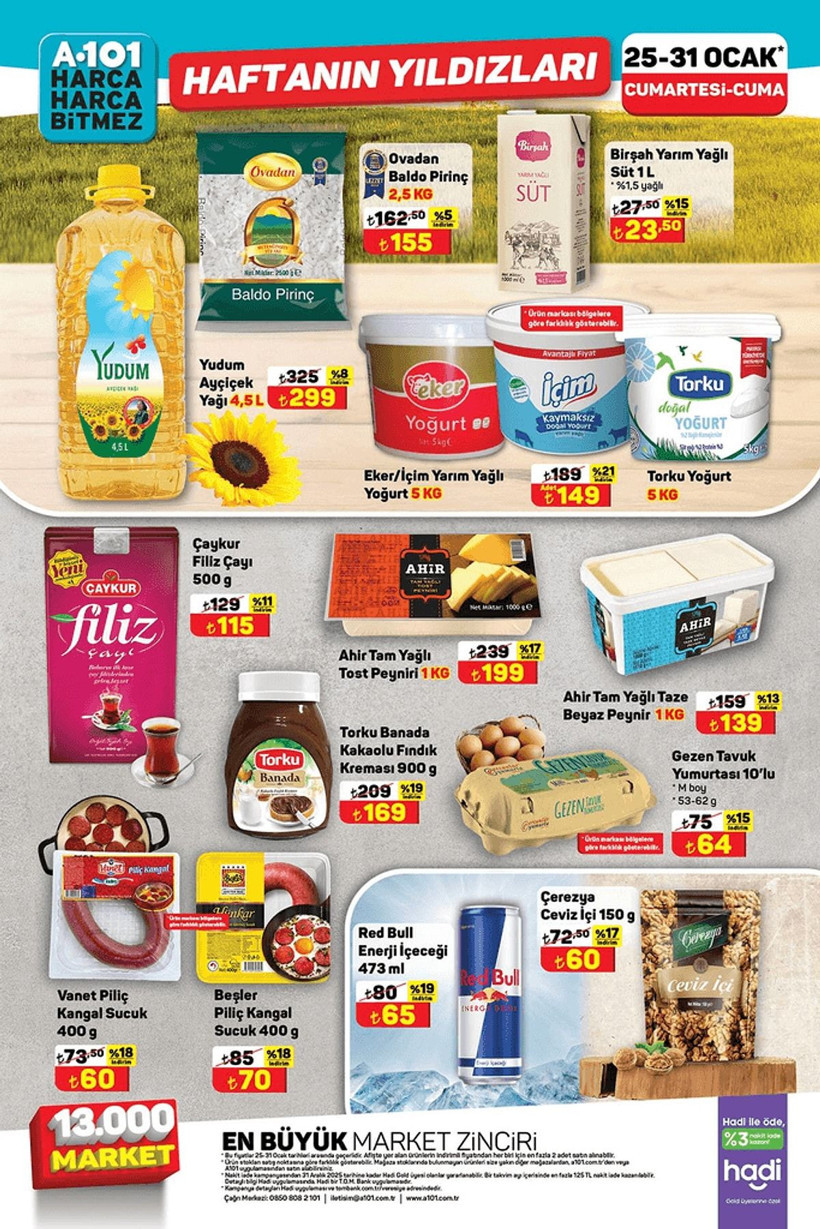 A101 HAFTANIN YILDIZLARI KATALOĞU: 25-31 Ocak 2025 tarihlerinde A101'e hangi ürünler geliyor? - Resim: 1