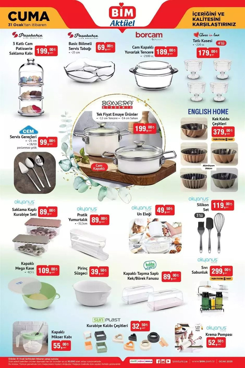 BİM AKTÜEL KATALOĞU YAYIMLANDI! 28-29-31 Ocak 2025 tarihlerinde BİM'e hangi ürünler geliyor? - Resim: 8