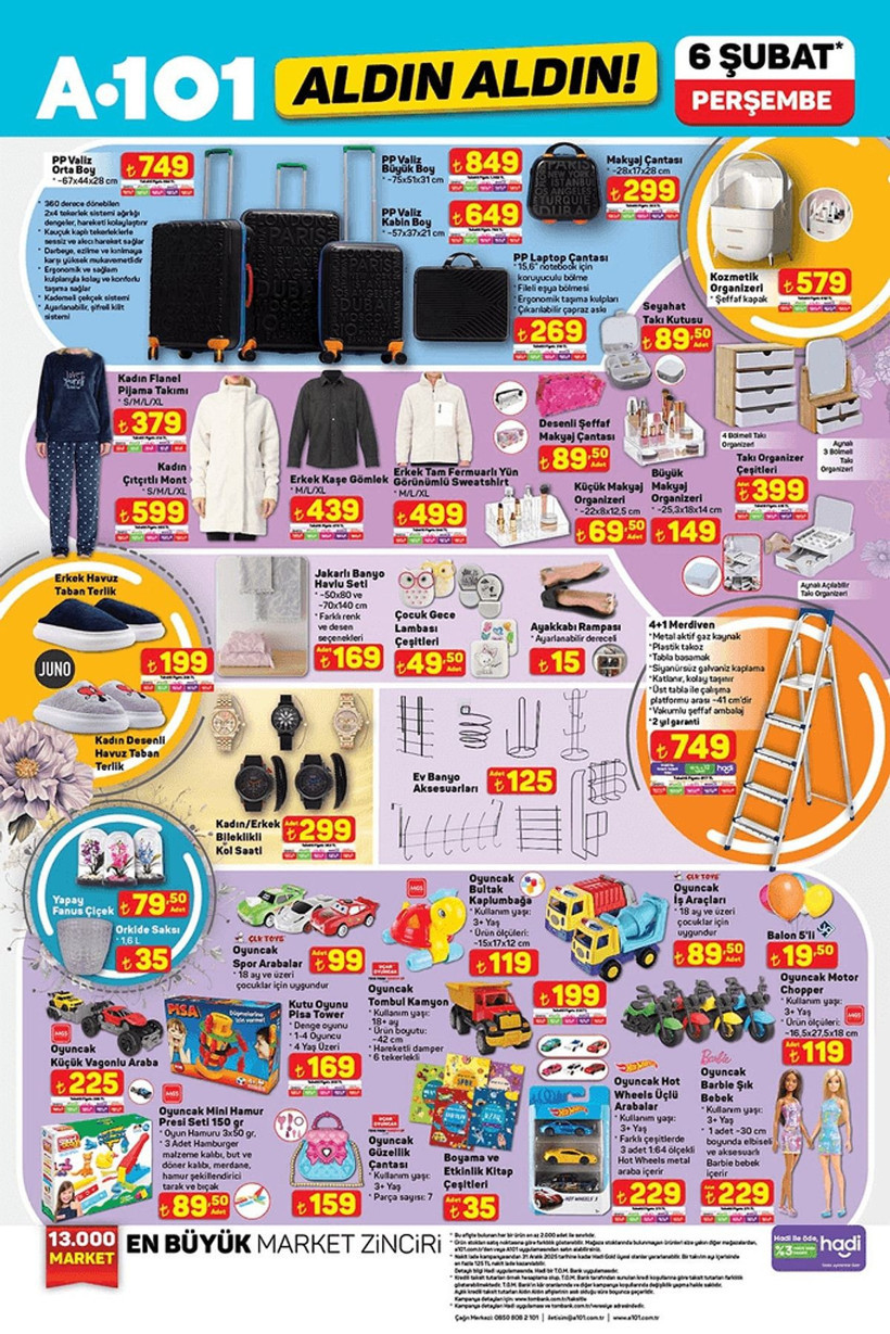 A101 ALDIN ALDIN 1-7 ŞUBAT 2025 KATALOĞU: A101'e Elektrikli Moped Geliyor! - Resim: 10