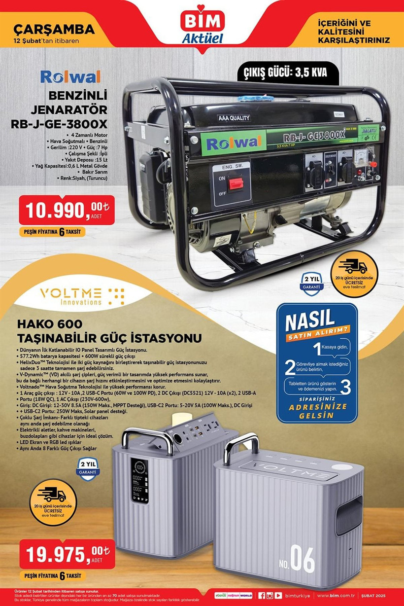 BİM 11-14 ŞUBAT 2025 AKTÜEL KATALOĞU YAYIMDA: BİM'e Full Otomatik Kahve Makinesi geliyor! - Resim: 6