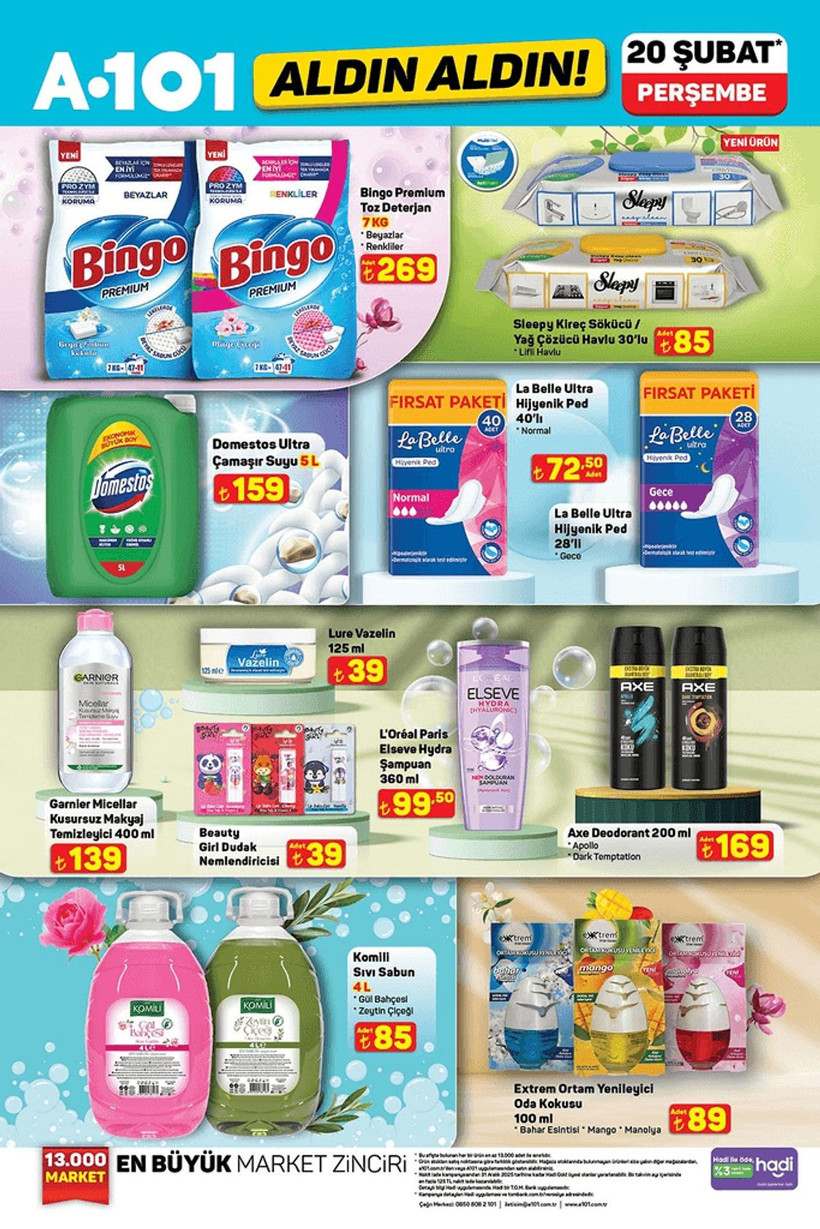 A101 15-21 ŞUBAT 2025 AKTÜEL KATALOĞU: A101'e Tablet Geliyor! - Resim: 13