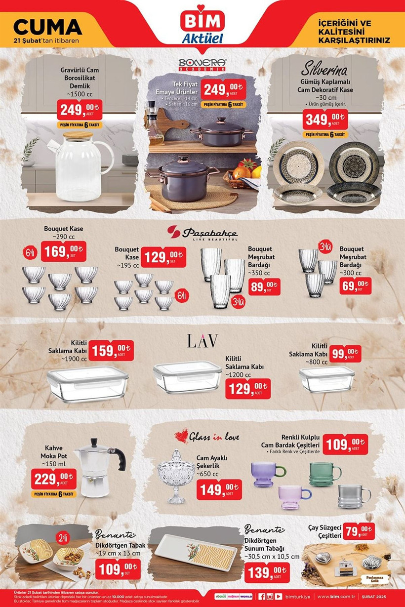 BİM 18-19-21 ŞUBAT 2025 AKTÜEL KATALOĞU: BİM'e Çift Kişilik Yatak Geliyor! - Resim: 9