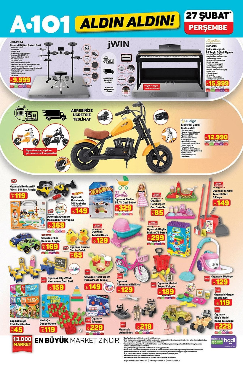 A101 HAFTANIN YILDIZLARI KATALOĞU: 22-28 Şubat 2025 Tarihlerinde A101'de Hangi Ürünler İndirimli? - Resim: 12