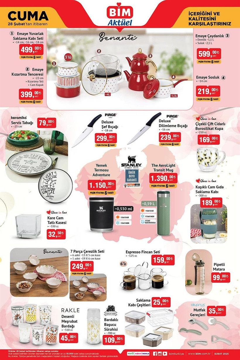 BİM 25-26-28 ŞUBAT 2025 AKTÜEL KATALOĞU: BİM'e Air Fryer Geliyor! - Resim: 8