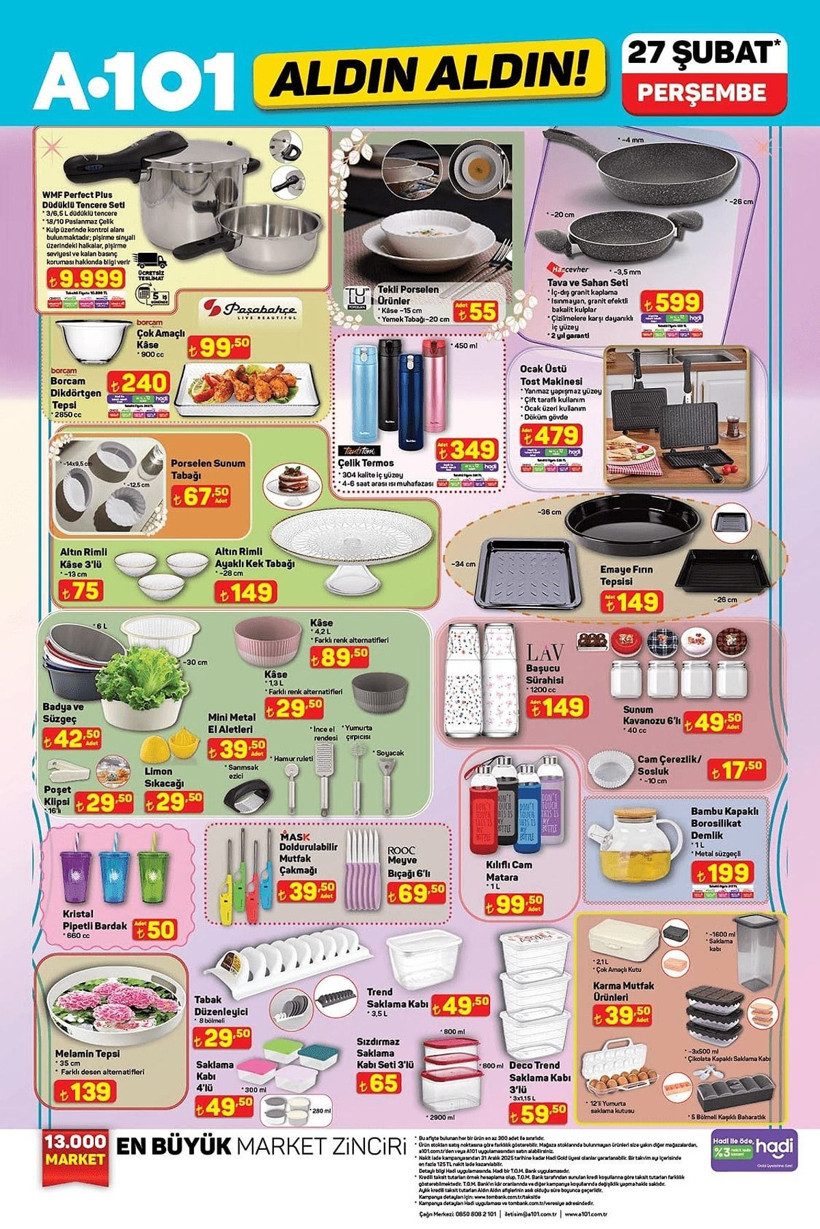 A101 HAFTANIN YILDIZLARI KATALOĞU: 22-28 Şubat 2025 Tarihlerinde A101'de Hangi Ürünler İndirimli? - Resim: 9