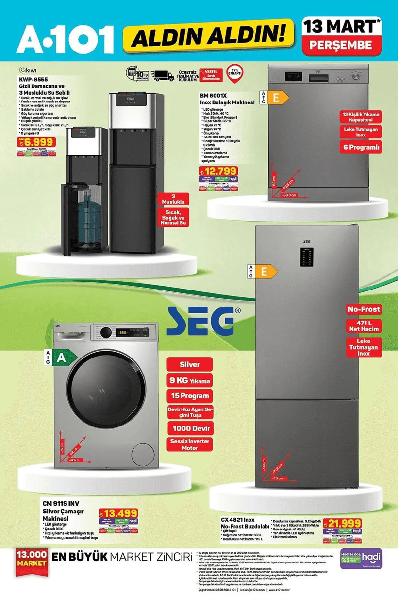 A101 8-14 MART 2025 AKTÜEL KATALOĞU: A101'e Scooter Geliyor! - Resim: 5