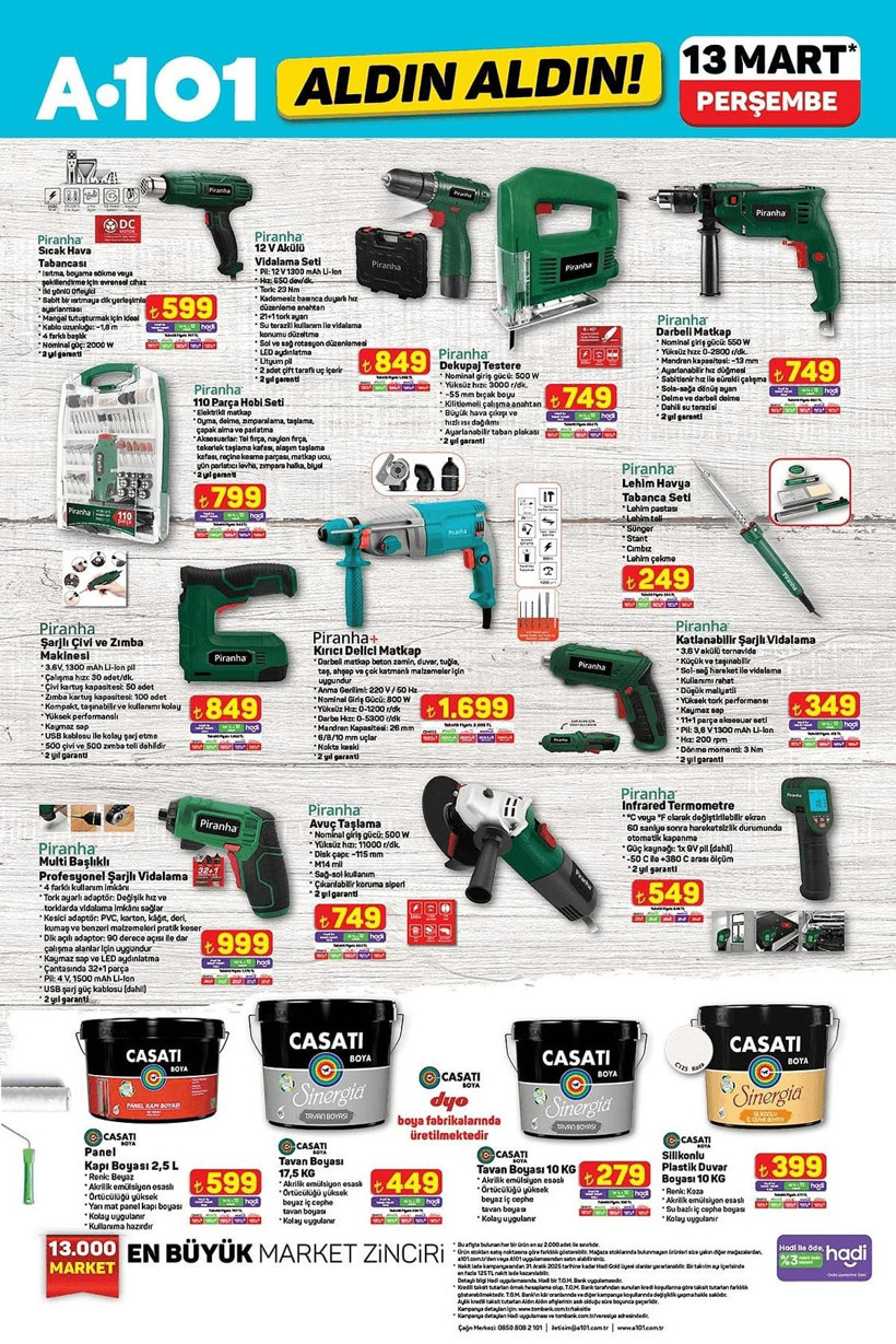 A101 8-14 MART 2025 AKTÜEL KATALOĞU: A101'e Scooter Geliyor! - Resim: 8