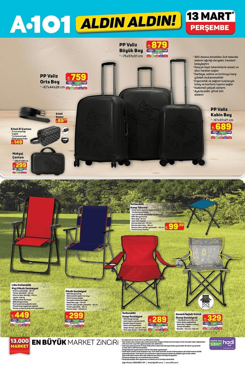 A101 8-14 MART 2025 AKTÜEL KATALOĞU: A101'e Scooter Geliyor! - Resim: 9