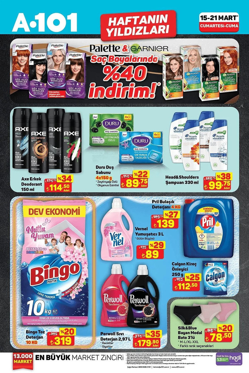 A101 15-21 MART 2025 AKTÜEL KATALOĞU: A101'de hangi ürünler indirimli? - Resim: 2