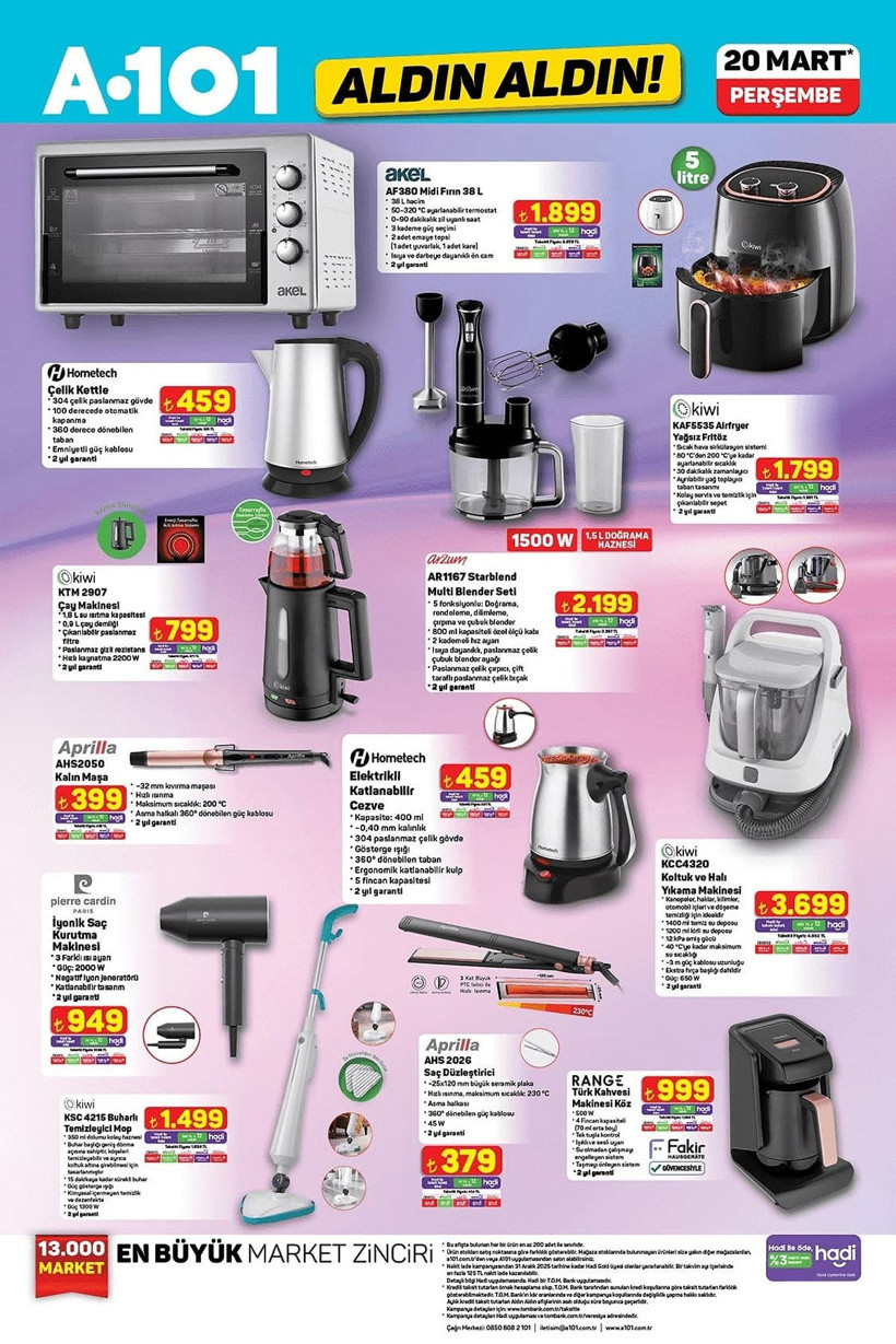 A101 20 MART 2025 ALDIN ALDIN KATALOĞU: A101'e üç tekerlekli elektrikli moped geliyor! - Resim: 3