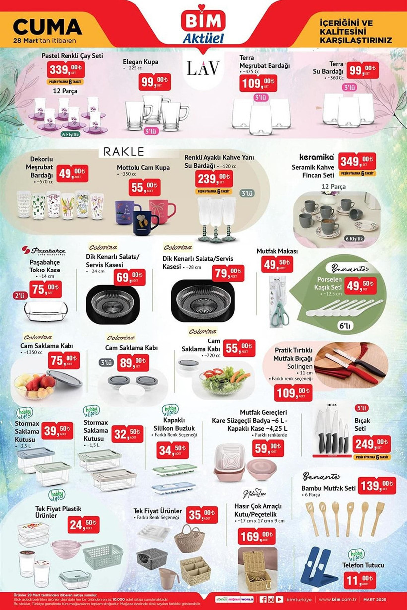 BİM 28 MART 2025 AKTÜEL KATALOĞU: BİM'e air fryer geliyor! - Resim: 3