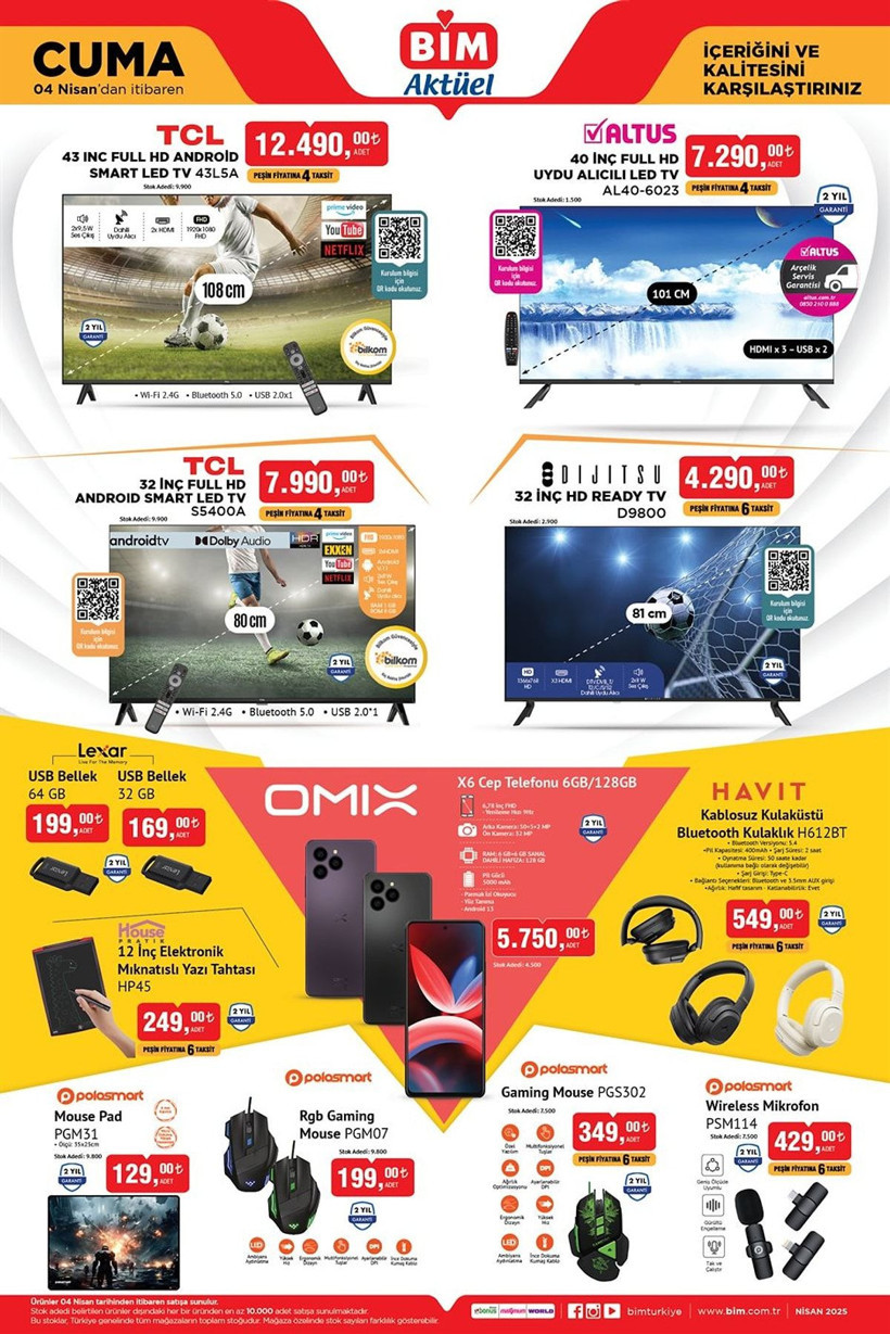 BİM 1-4 NİSAN 2025 AKTÜEL KATALOĞU: BİM'e katlanabilir elektrikli bisiklet geliyor! - Resim: 4