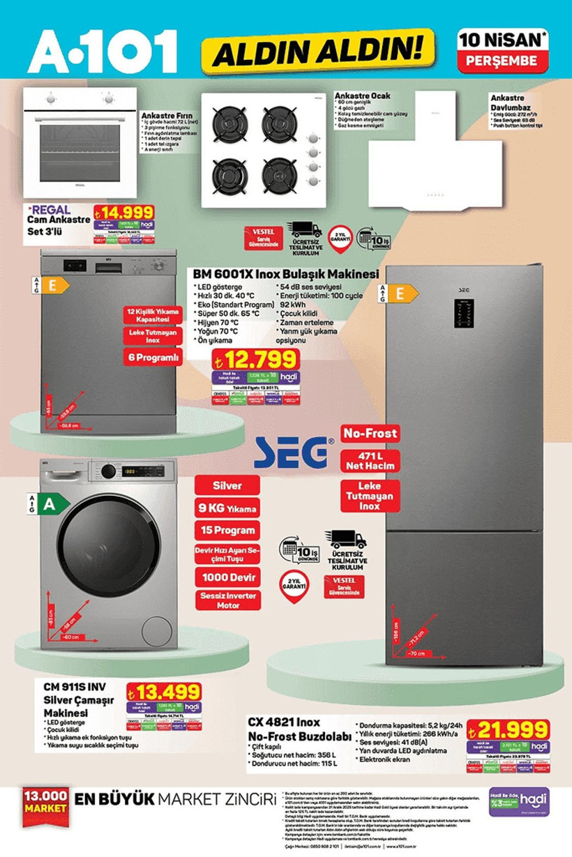 A101 5-11 NİSAN 2025 AKTÜEL KATALOĞU: A101'e benzinli motosiklet geliyor! - Resim: 6