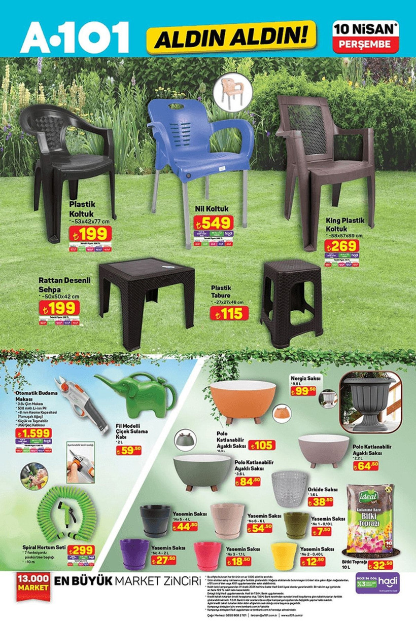 A101 5-11 NİSAN 2025 AKTÜEL KATALOĞU: A101'e benzinli motosiklet geliyor! - Resim: 9