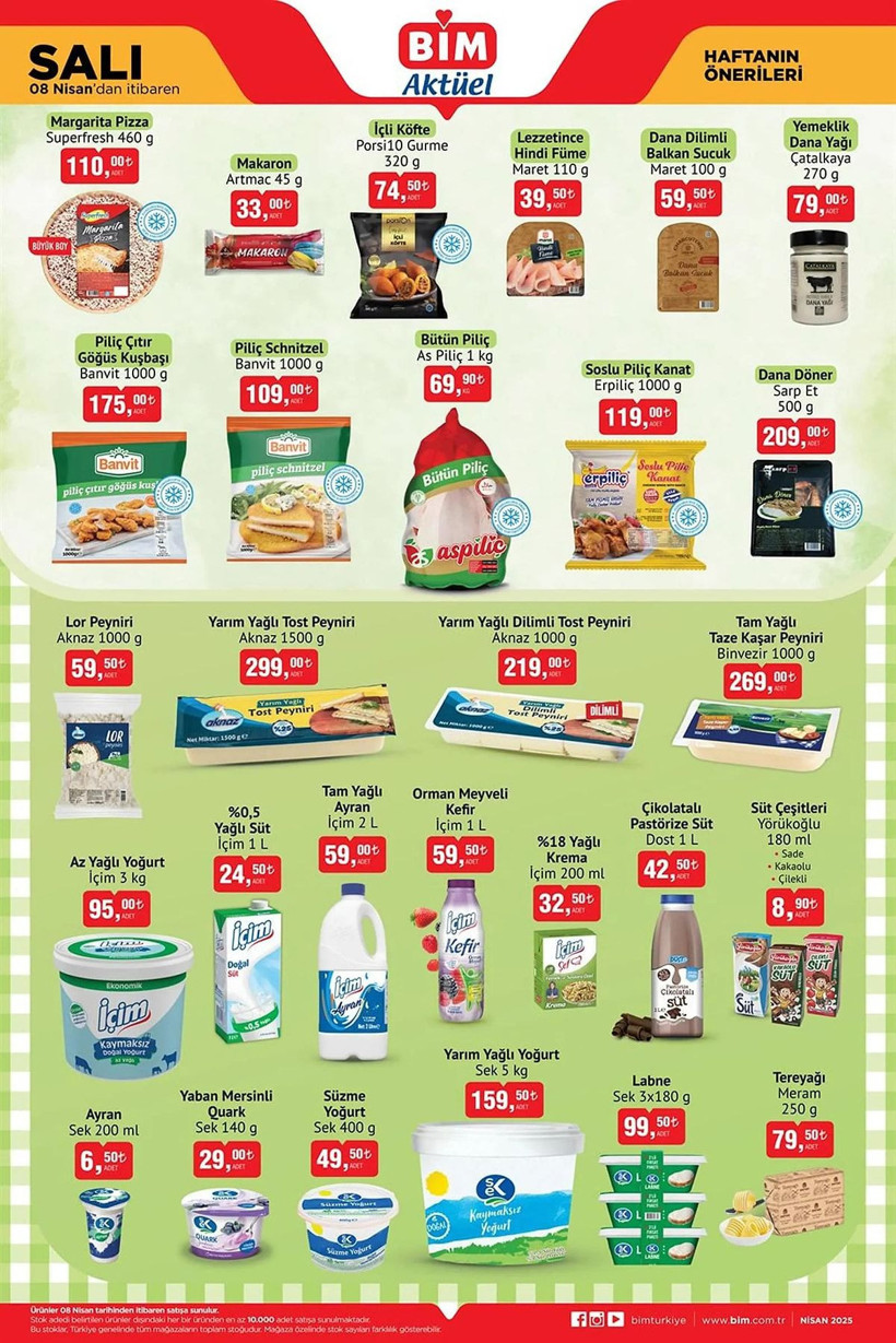 BİM 8 NİSAN 2025 AKTÜEL KATALOĞU: BİM'de hangi ürünler indirimli? - Resim: 1