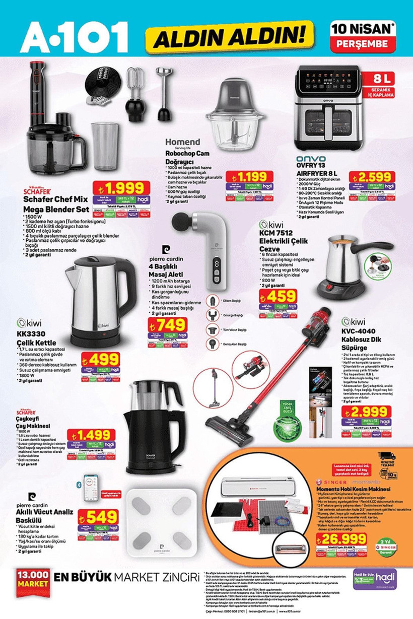 A101 10 NİSAN 2025 AKTÜEL KATALOĞU: A101'e benzinli çapa motoru geliyor! - Resim: 4