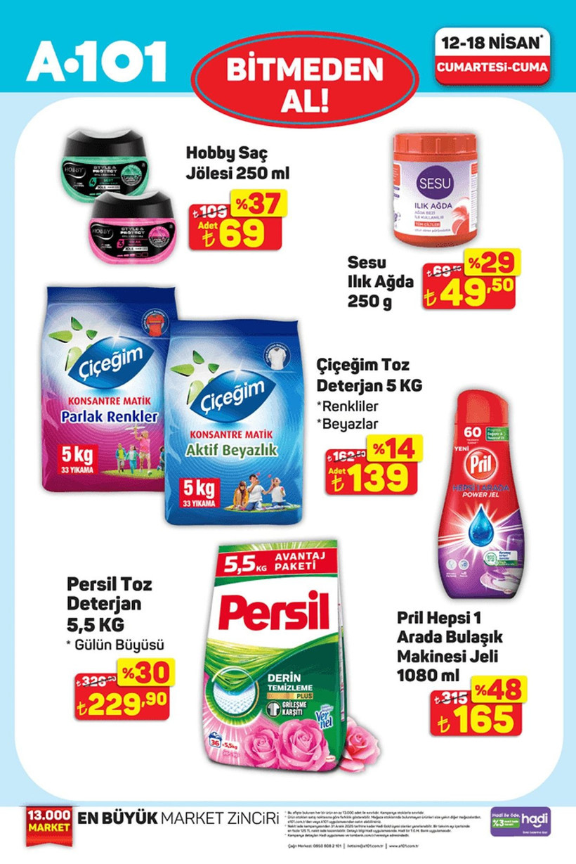 A101 12-18 NİSAN HAFTANIN YILDIZLARI KATALOĞU: A101'de hangi ürünler indirimli? - Resim: 6