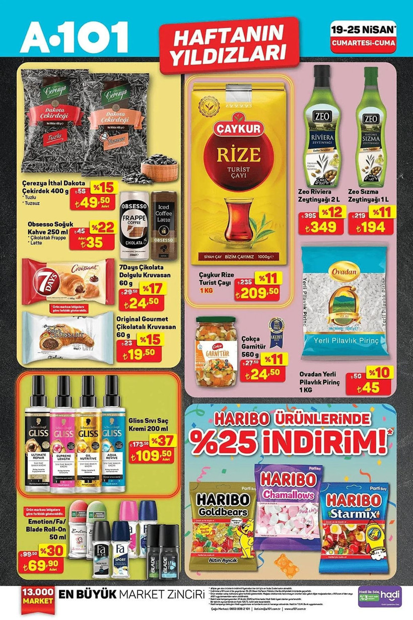 A101 19-25 NİSAN 2025 HAFTANIN YILDIZLARI KATALOĞU: A101'de hangi ürünler indirimli? - Resim: 2