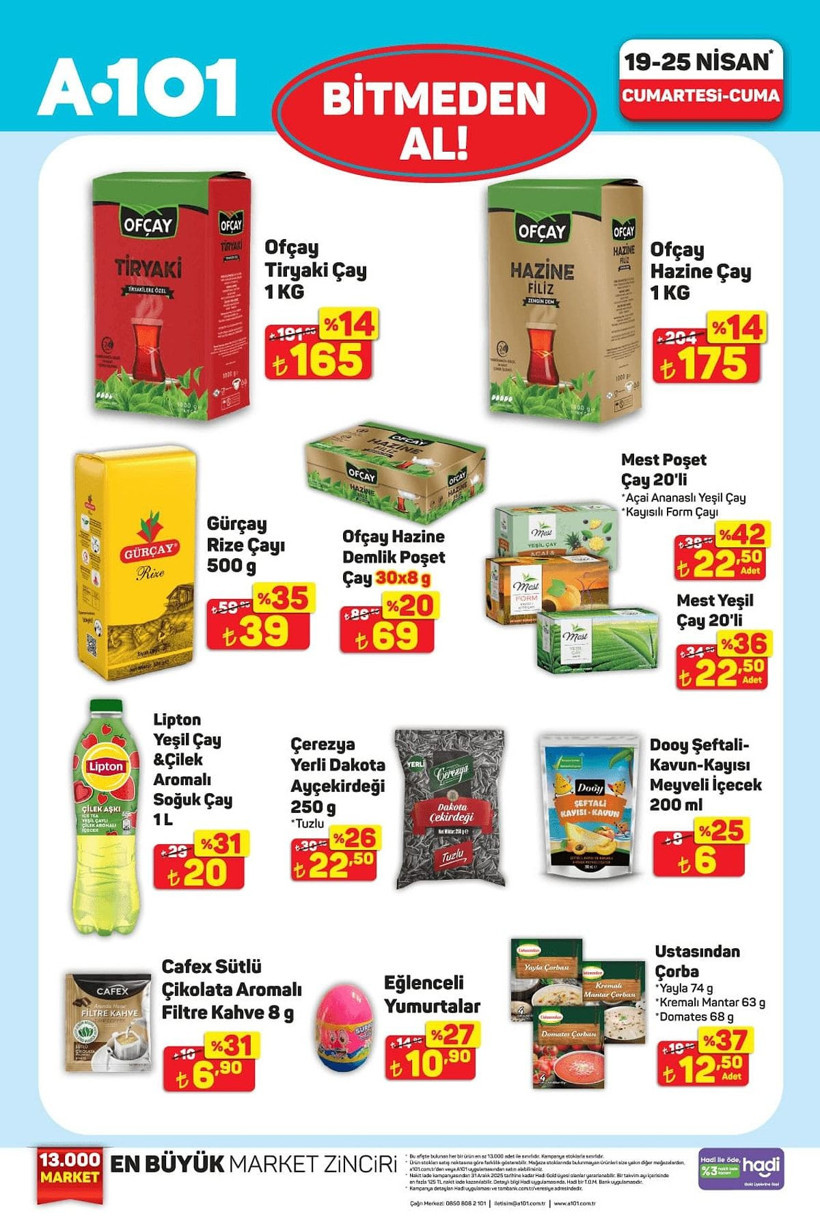 A101 19-25 NİSAN 2025 HAFTANIN YILDIZLARI KATALOĞU: A101'de hangi ürünler indirimli? - Resim: 6