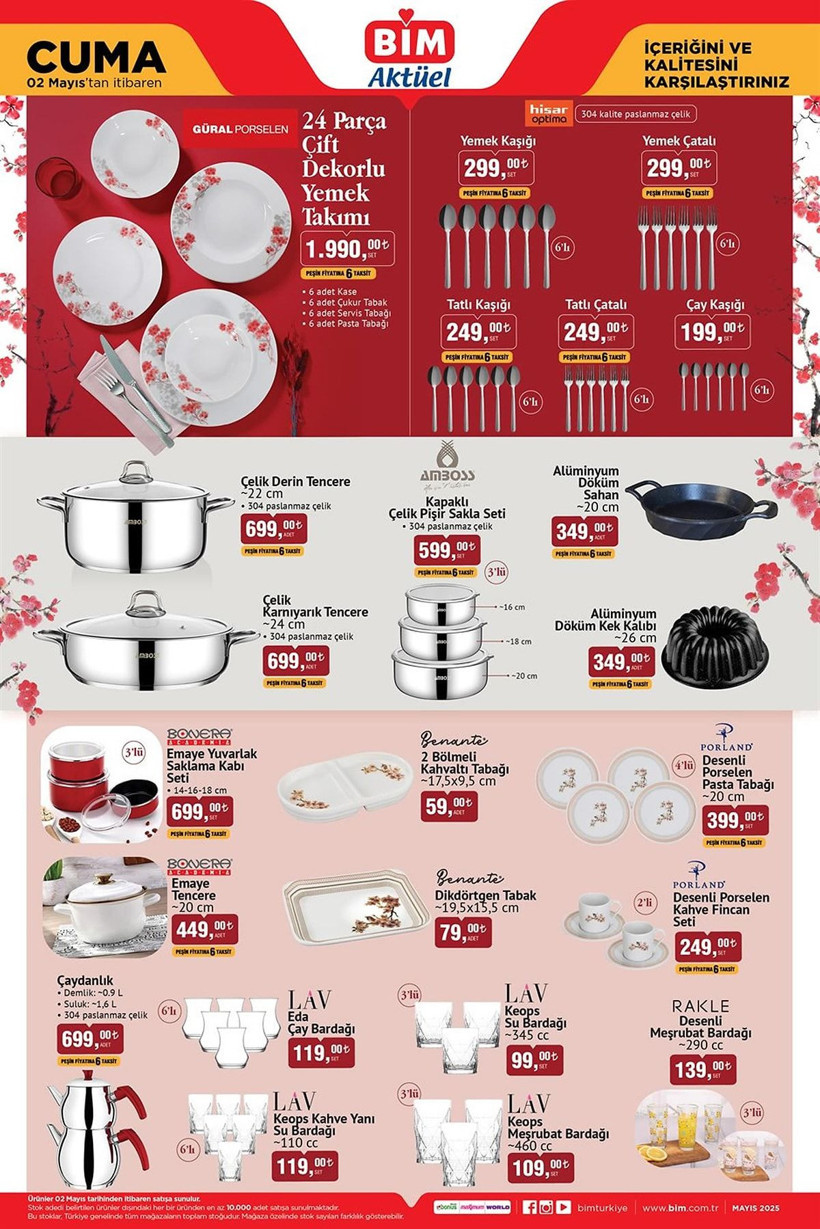 BİM 29 NİSAN-2 MAYIS 2025 AKTÜEL KATALOĞU: BİM'e 4 kişilik aile çadırı geliyor! - Resim: 8
