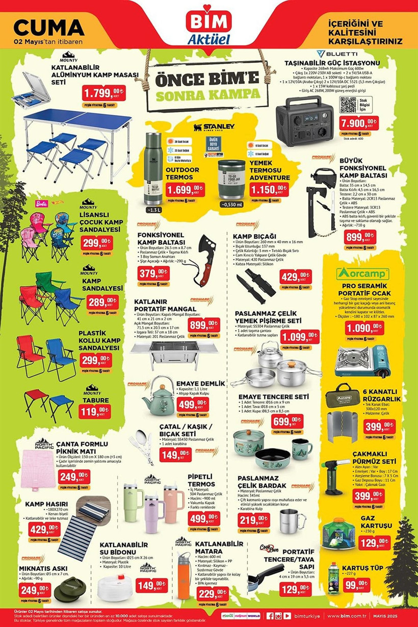 BİM 29 NİSAN-2 MAYIS 2025 AKTÜEL KATALOĞU: BİM'e 4 kişilik aile çadırı geliyor! - Resim: 10