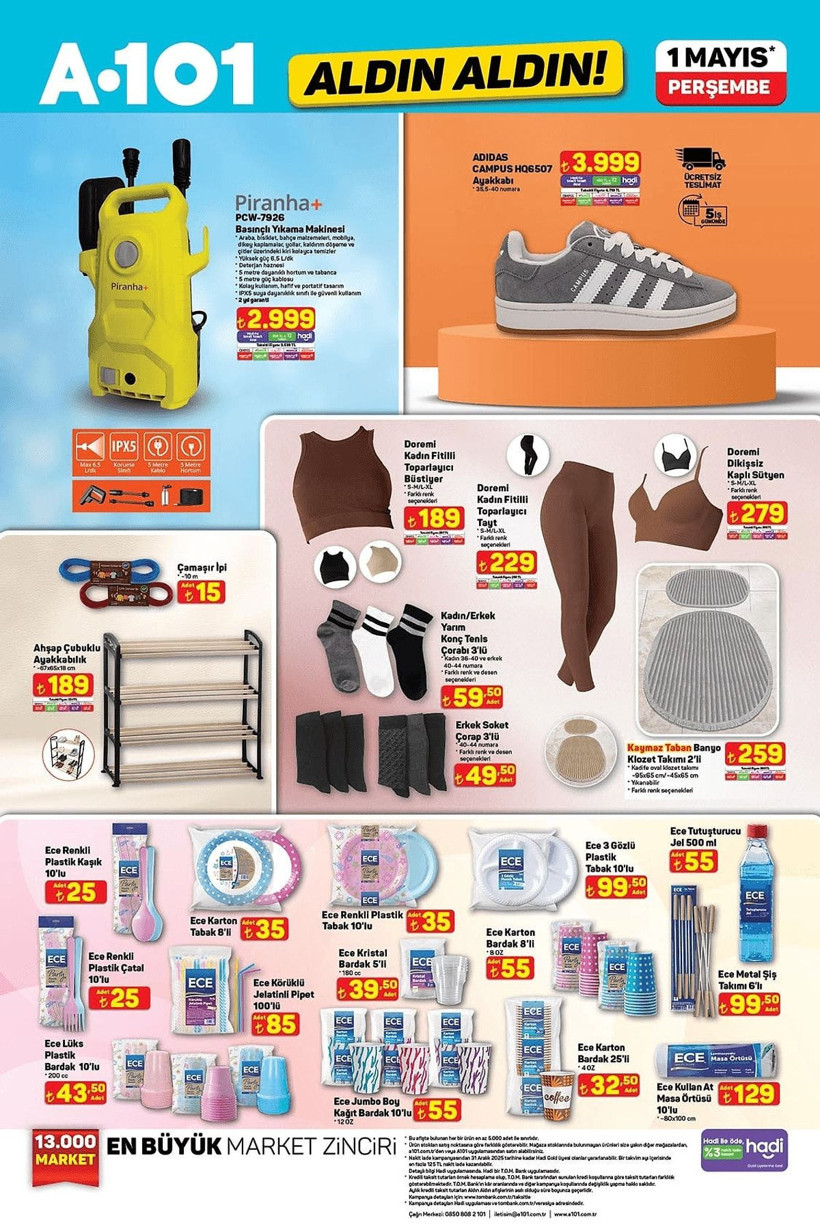 A101 1 MAYIS 2025 ALDIN ALDIN KATALOĞU: A101'e 6 kişilik kamp çadırı geliyor! - Resim: 8