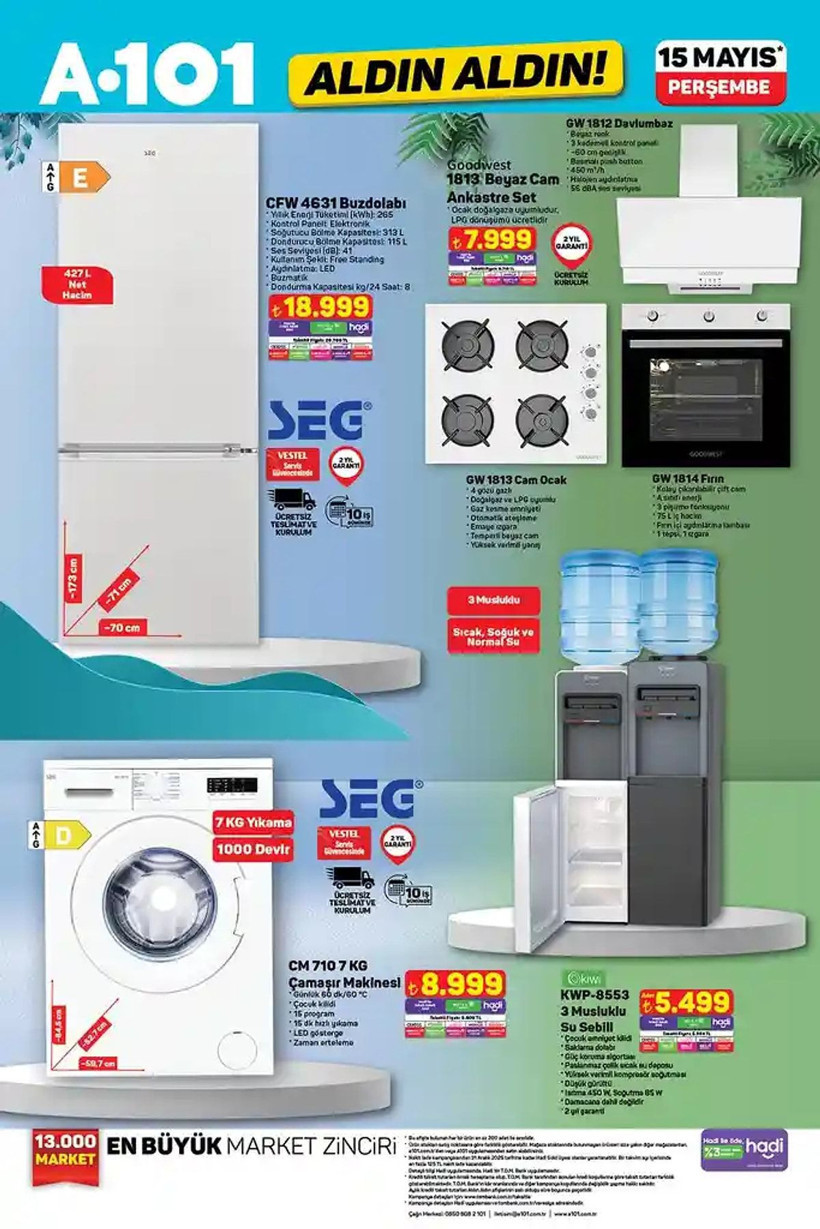 A101 10-16 MAYIS 2025 ALDIN ALDIN KATALOĞU: A101'e akülü araba geliyor! - Resim: 11