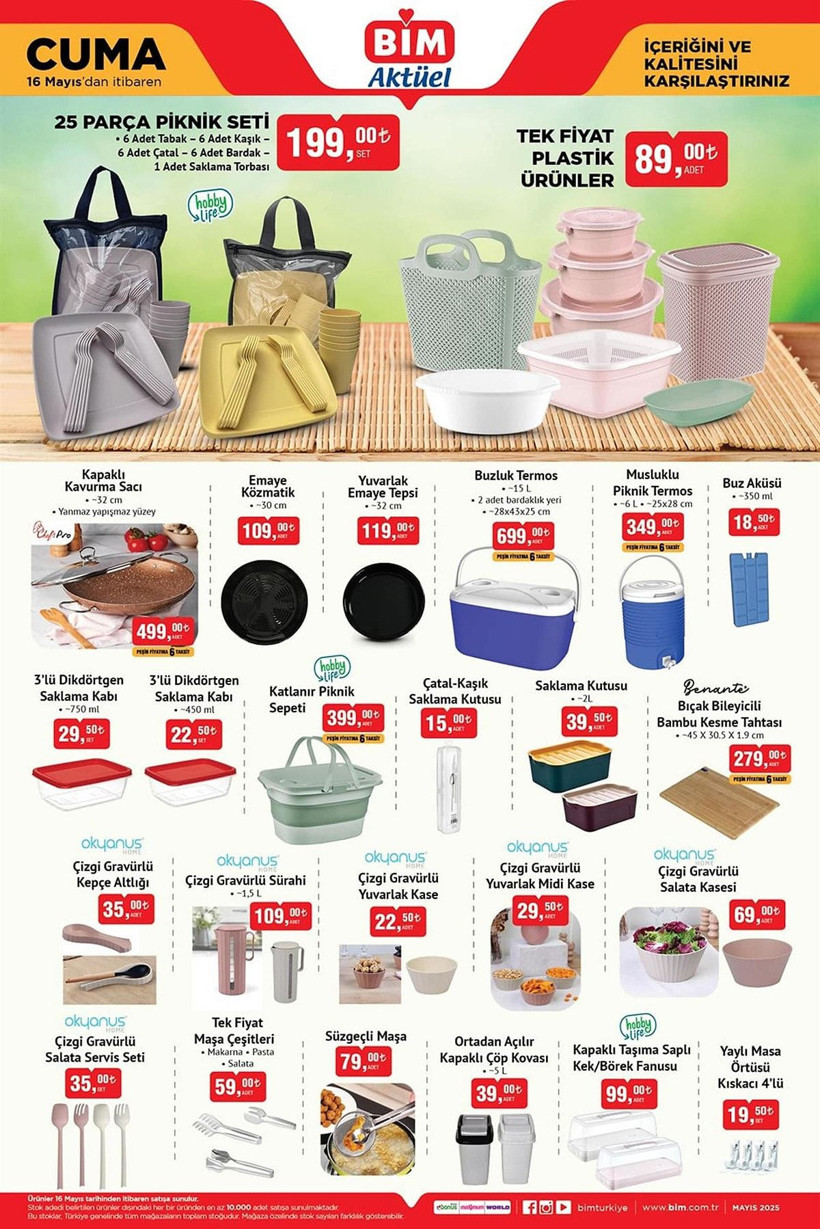BİM 16 MAYIS 2025 AKTÜEL KATALOĞU: BİM'e oturma grubu geliyor! - Resim: 5