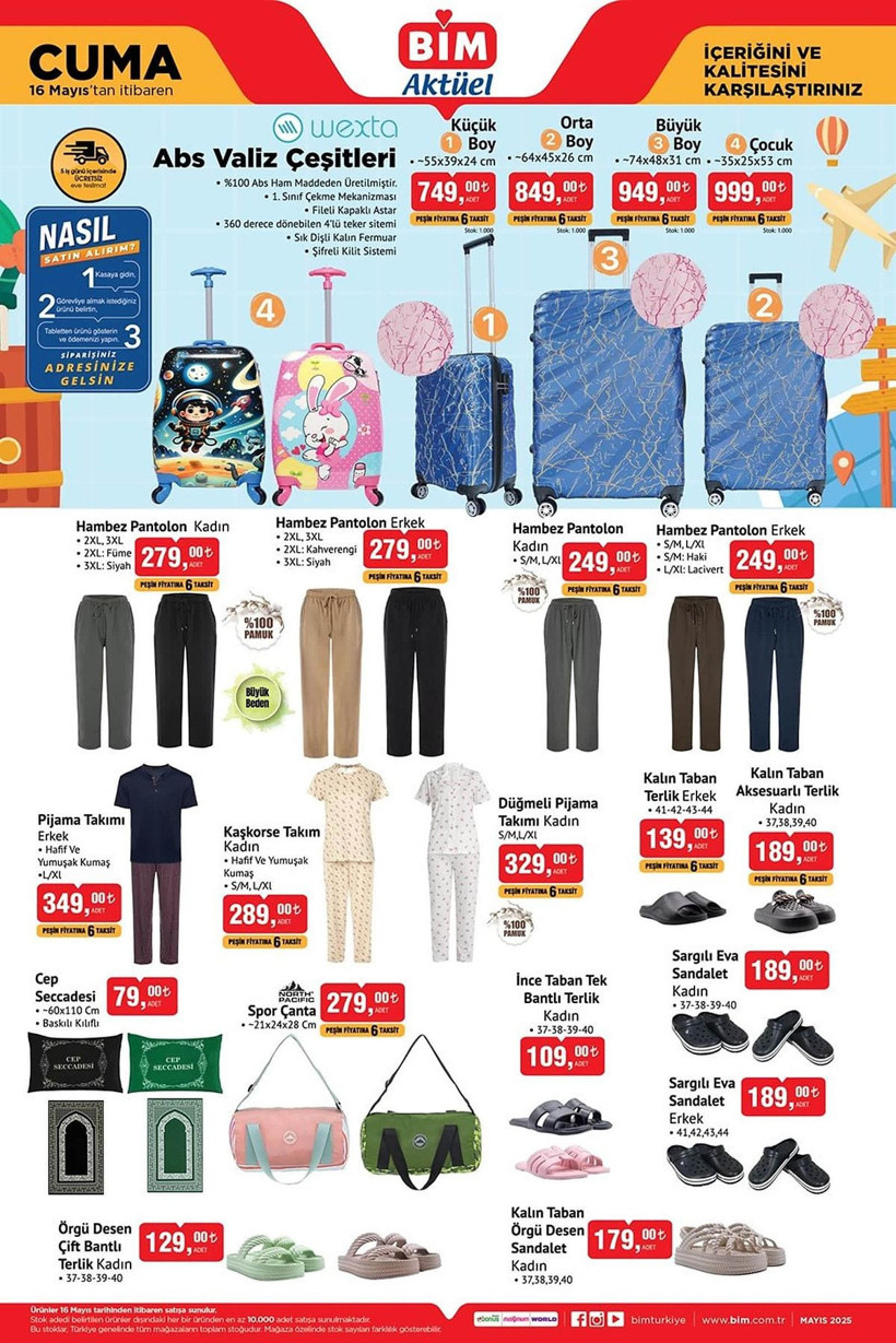 BİM 16 MAYIS 2025 AKTÜEL KATALOĞU: BİM'e oturma grubu geliyor! - Resim: 6