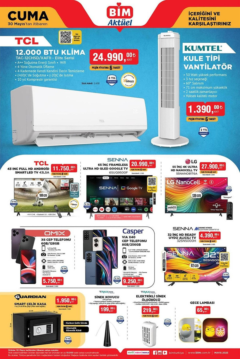 BİM 27-30 MAYIS AKTÜEL KATALOĞU: BİM'e klima geliyor! - Resim: 6